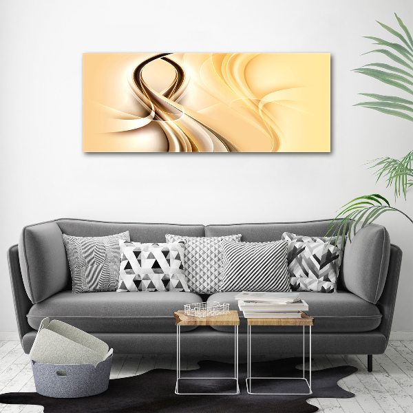 Acrylbild Fotodruck Abstrakte Wellen