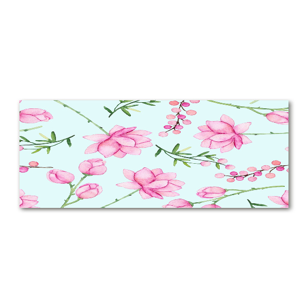 Acrylglas-Druck Blüten und Beeren