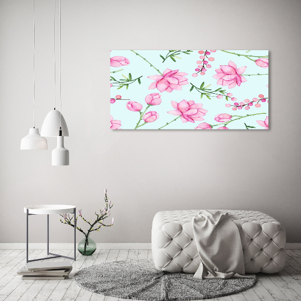 Acrylglas-Druck Blüten und Beeren