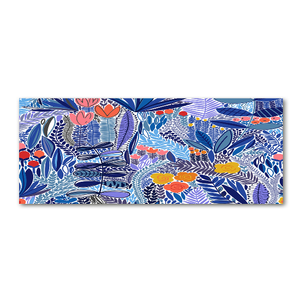 Bild auf Acrylglas Blumenmuster