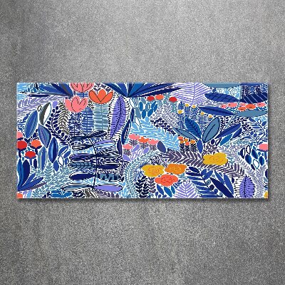 Bild auf Acrylglas Blumenmuster