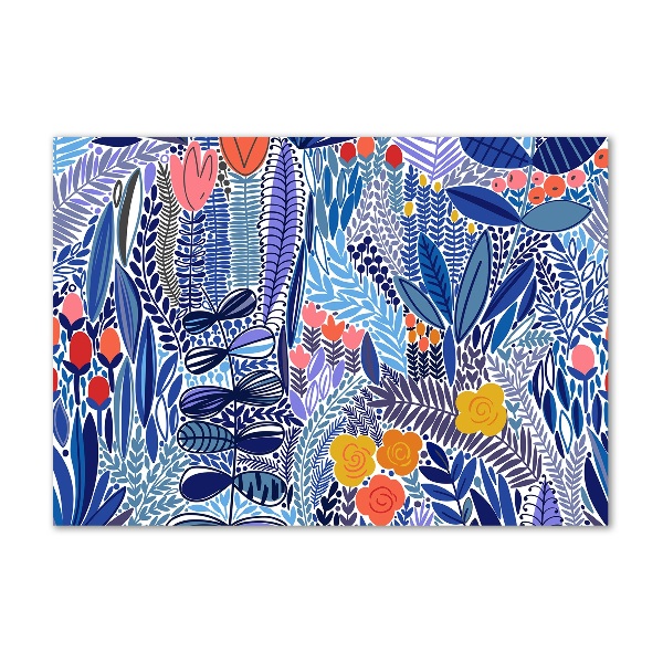 Bild auf Acrylglas Blumenmuster