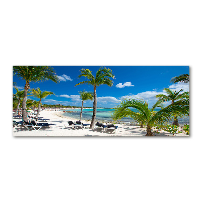 Bild auf Acrylglas Maledivenstrand