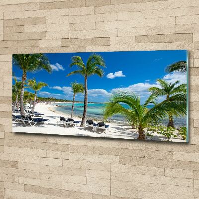 Bild auf Acrylglas Maledivenstrand