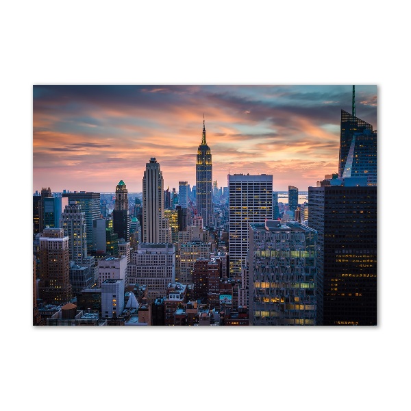 Acrylbild Fotodruck Manhattan, New York