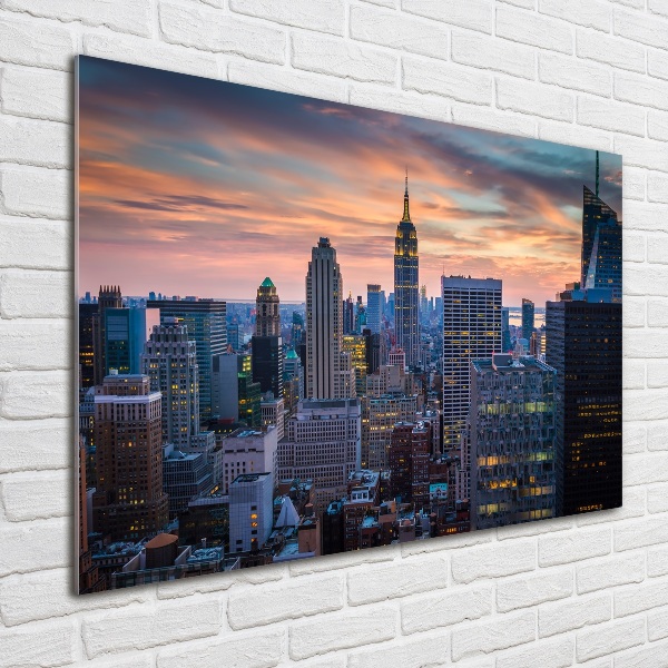 Acrylbild Fotodruck Manhattan, New York