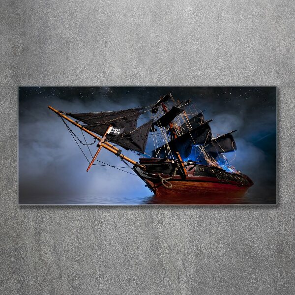 Acrylbild Fotodruck Piratenschiff