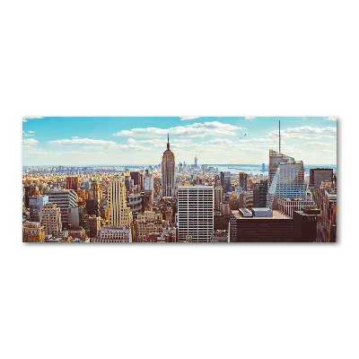 Acrylglas-Druck New York aus der Vogelperspektive