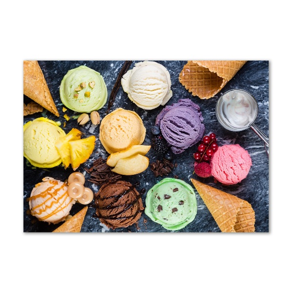 Acrylglas-Druck Buntes Eis