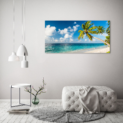 Foto auf Acryl Maledivenstrand