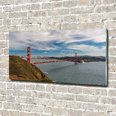 Foto auf Acryl San Francisco Brücke