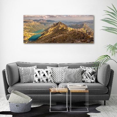 Acrylbild Fotodruck Das Meeresauge der Tatra-Berge