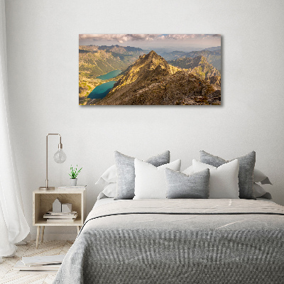 Acrylbild Fotodruck Das Meeresauge der Tatra-Berge