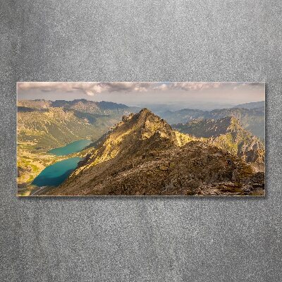 Acrylbild Fotodruck Das Meeresauge der Tatra-Berge