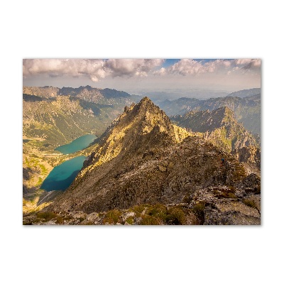 Acrylbild Fotodruck Das Meeresauge der Tatra-Berge