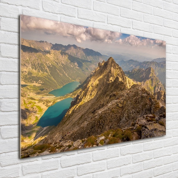 Acrylbild Fotodruck Das Meeresauge der Tatra-Berge