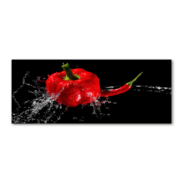Foto auf Acryl Rote Paprika