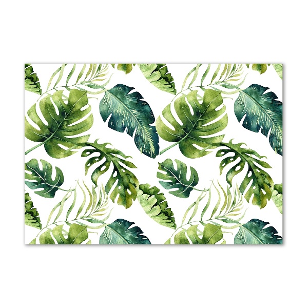 Foto auf Acryl Tropische Blätter