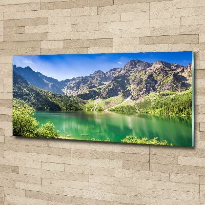 Acrylbild Fotodruck Das Meeresauge der Tatra-Berge