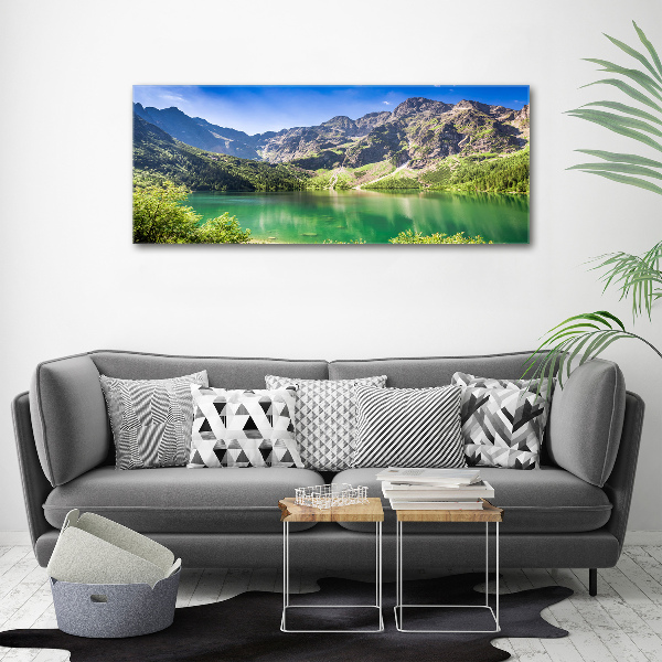 Acrylbild Fotodruck Das Meeresauge der Tatra-Berge