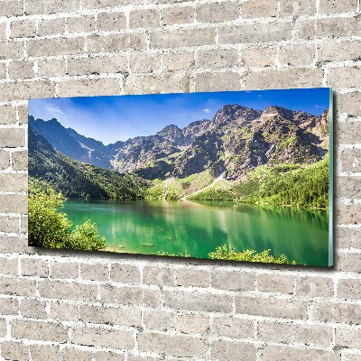 Acrylbild Fotodruck Das Meeresauge der Tatra-Berge