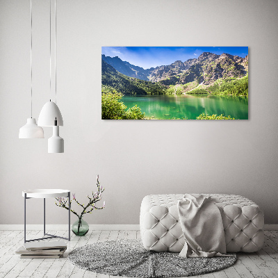Acrylbild Fotodruck Das Meeresauge der Tatra-Berge