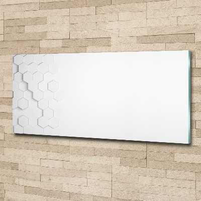 Bild auf Acrylglas Sechsecke Hintergrund