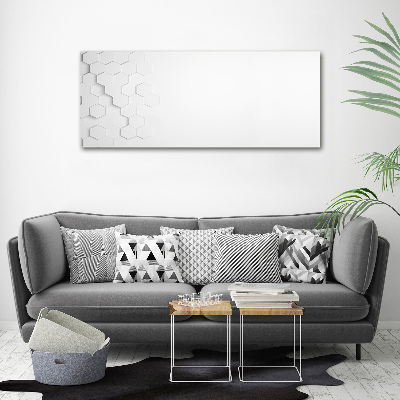 Bild auf Acrylglas Sechsecke Hintergrund