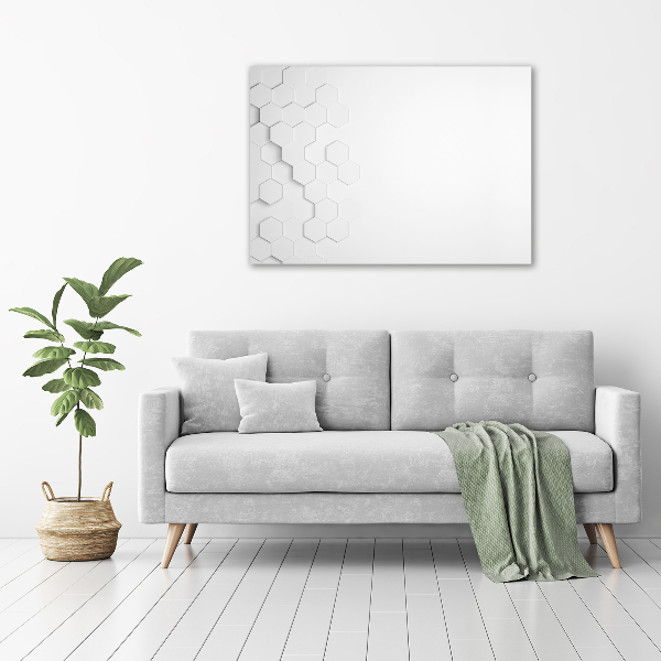 Bild auf Acrylglas Sechsecke Hintergrund