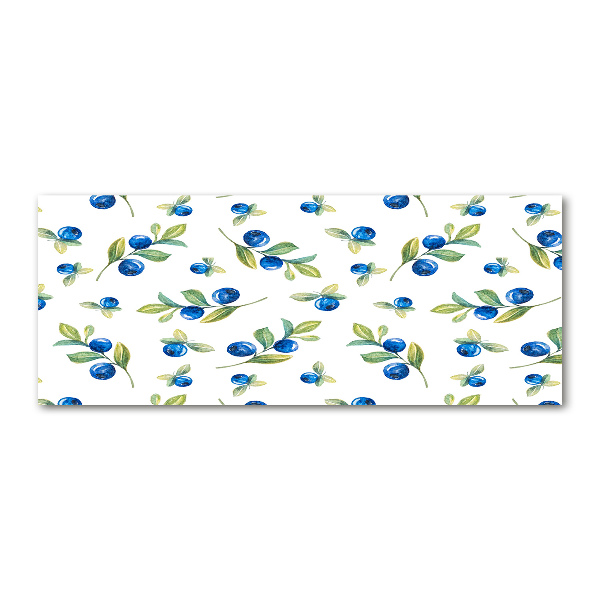 Acrylbild Fotodruck Blaubeeren