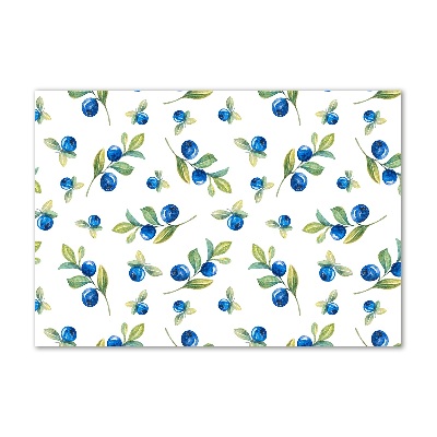 Acrylbild Fotodruck Blaubeeren