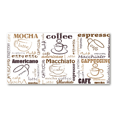 Foto auf Acryl Zeit für Kaffee