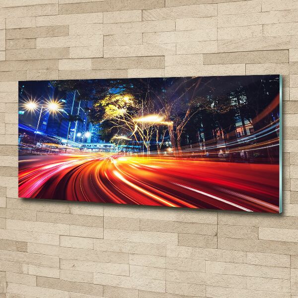 Acrylglas-Druck Geschwindigkeit in der Stadt