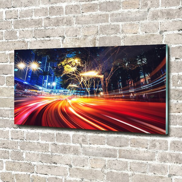 Acrylglas-Druck Geschwindigkeit in der Stadt