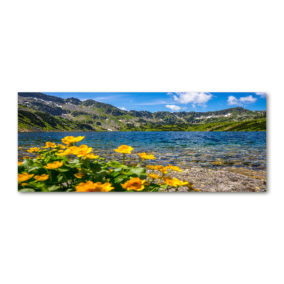 Foto auf Acryl See in den Bergen