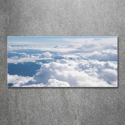 Bild auf Acrylglas Blick aus dem Flugzeug