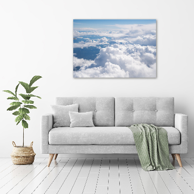 Bild auf Acrylglas Blick aus dem Flugzeug