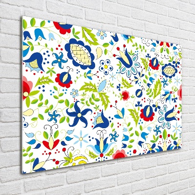 Acrylbild Fotodruck Ethnisches Muster