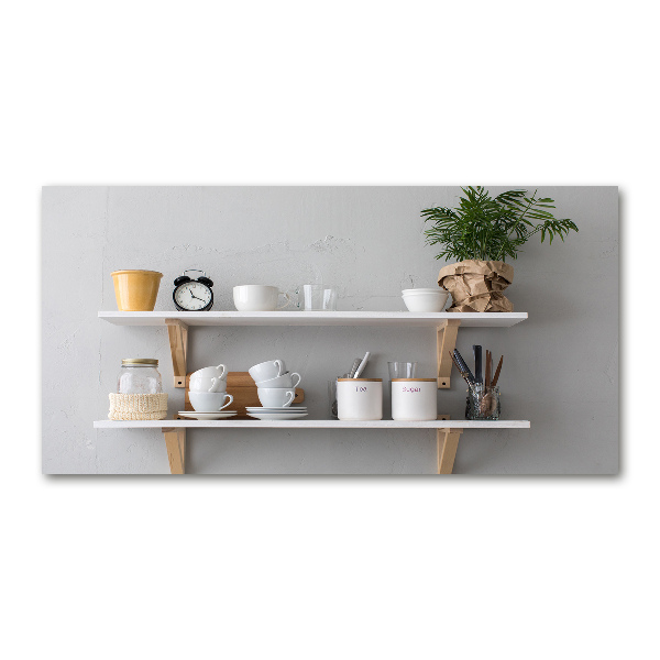 Bild auf Acrylglas Dekorationen im Regal