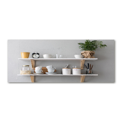 Bild auf Acrylglas Dekorationen im Regal