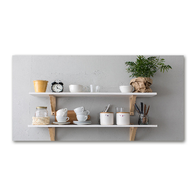 Bild auf Acrylglas Dekorationen im Regal