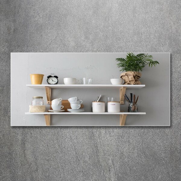 Bild auf Acrylglas Dekorationen im Regal