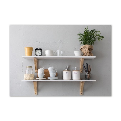 Bild auf Acrylglas Dekorationen im Regal