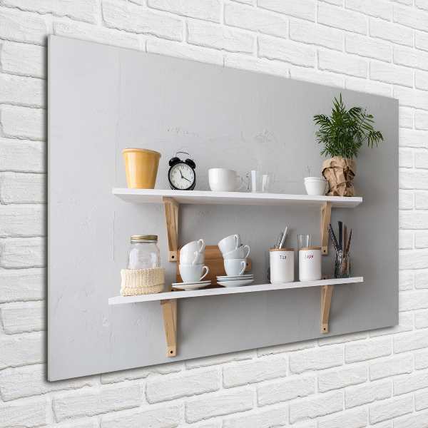 Bild auf Acrylglas Dekorationen im Regal