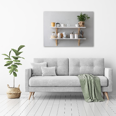 Bild auf Acrylglas Dekorationen im Regal