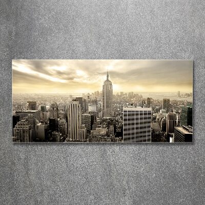 Acrylbild Fotodruck Manhattan, New York