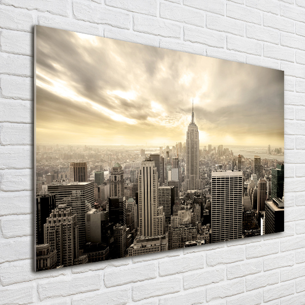 Acrylbild Fotodruck Manhattan, New York
