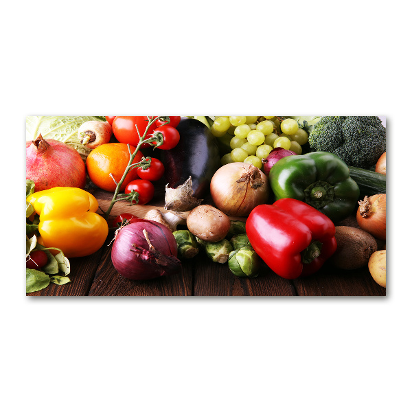 Acrylglas-Druck Gemüse und Obst