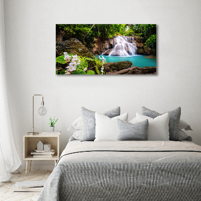 Acrylbild Fotodruck Wasserfall Thailand