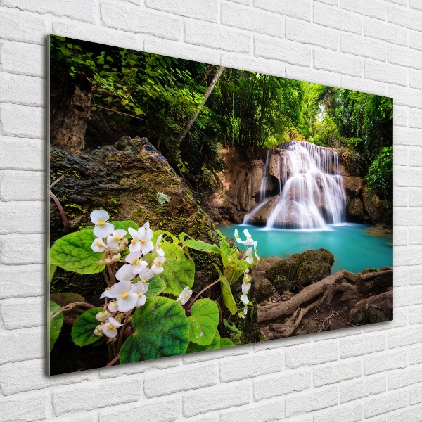 Acrylbild Fotodruck Wasserfall Thailand